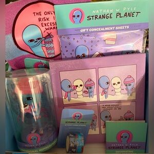 Strange Planet collectors items from Winter 2020 subscription box
